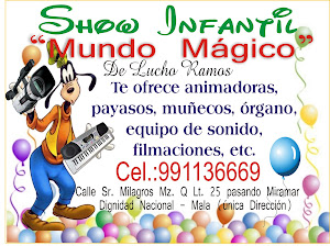 SHOW INFANTIL Y ANIMACIÓN MUNDO MAGICO, anima tu Fiesta