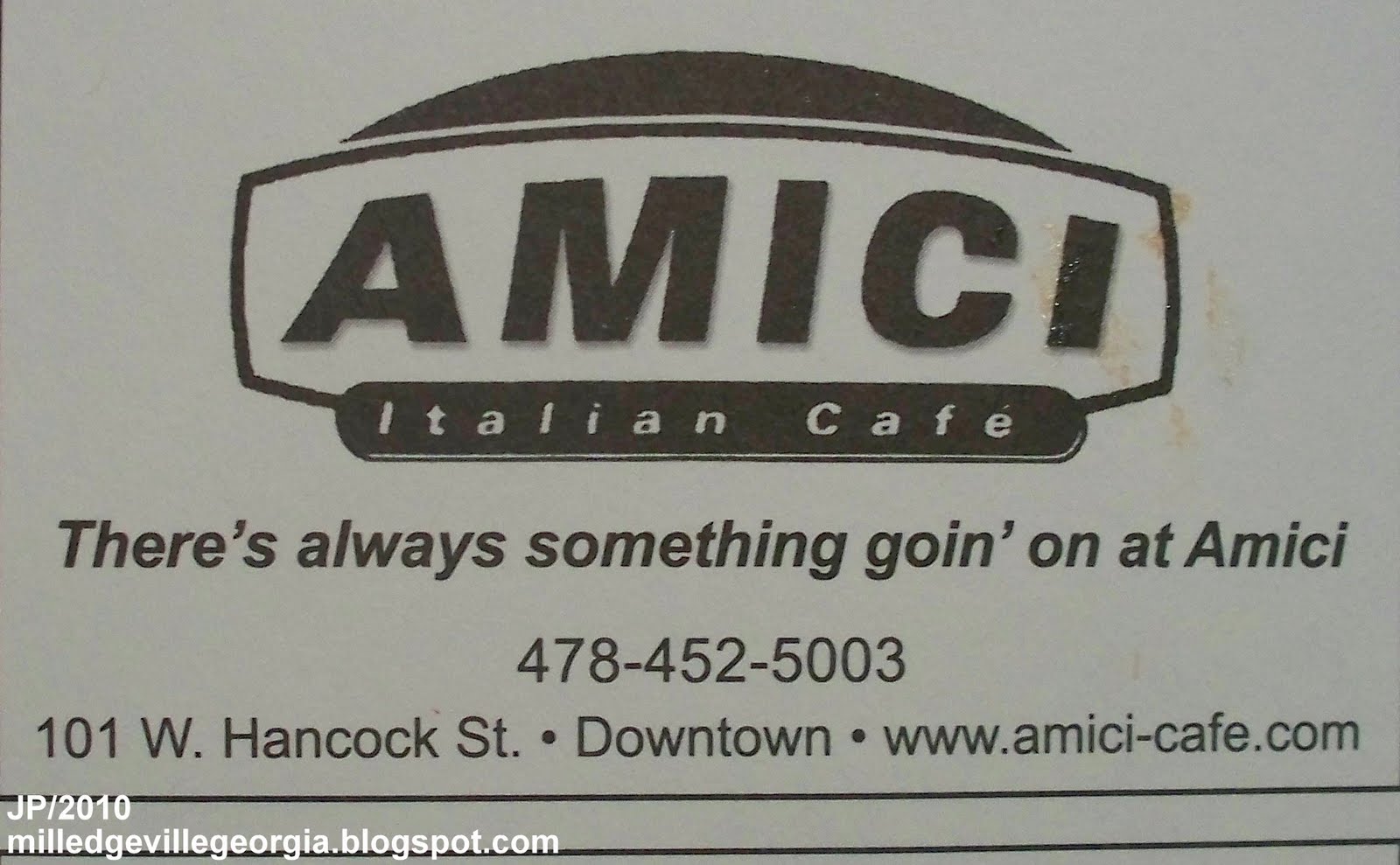 MILLEDGEVILLE GCSU GMC College Restaurant Menu Attorney Bank