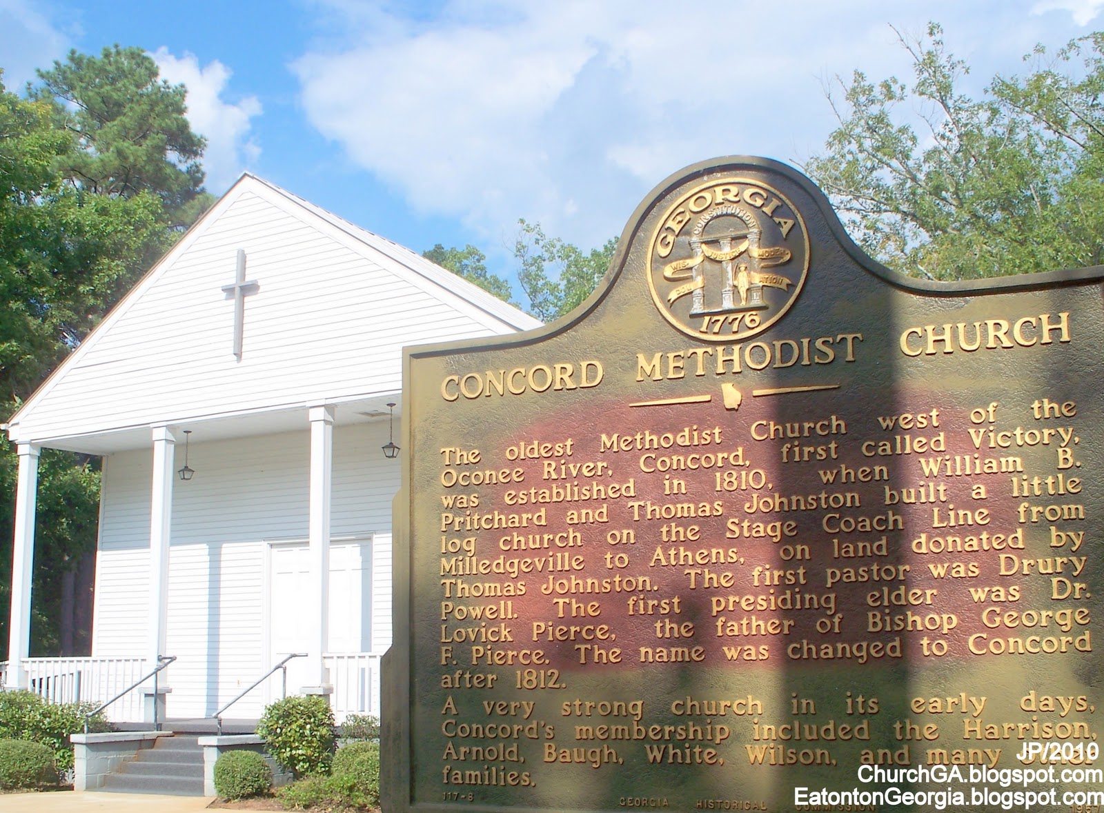 Churchs Religion GA.FL.AL.CHURCH First Baptist Catholic Methodist