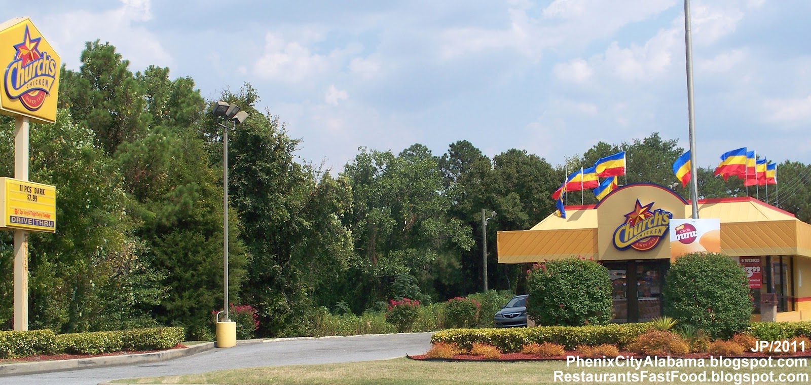 PHENIX CITY ALABAMA Russell Cty.Restaurant Bank Dr.Hospital Church