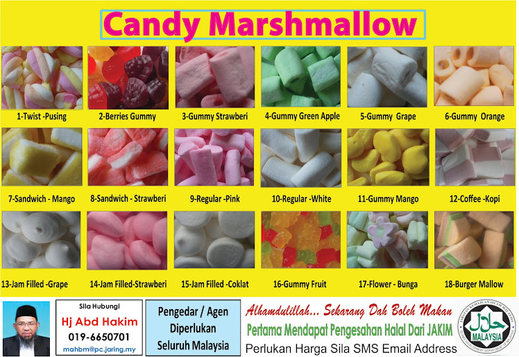 100% Halal Candy Marshmallow