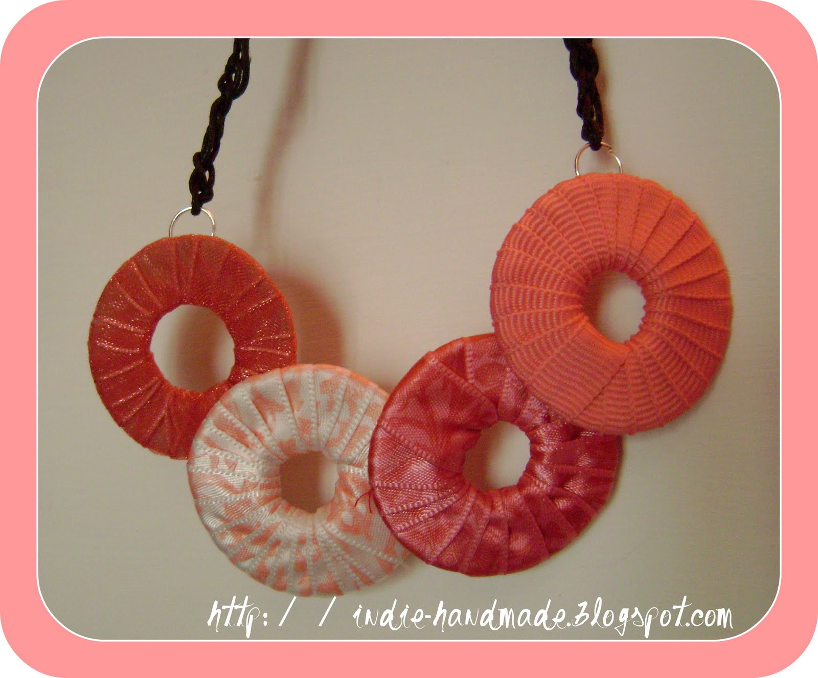 The Indie Handmade Show [Tutorial] Circle necklace
