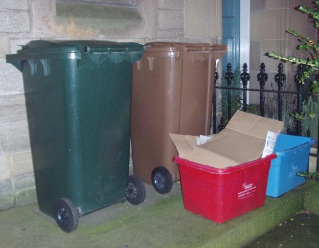 Portobello Paradiso Wheelie bins in Edinburgh
