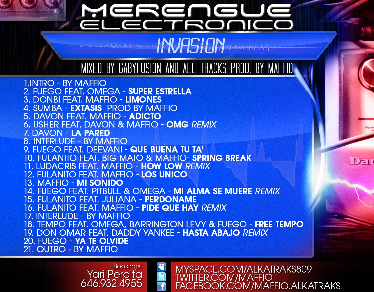 Merengue Electronico Invasion. The MixTape Merengue+Electronico+Invasion+Tracklist+CROPPED