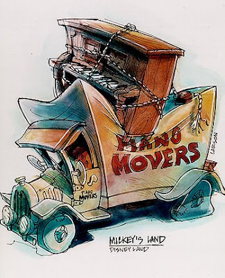  "Piano Movers" truck, which unfortunately did not make it into the park.
