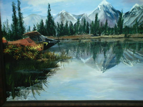 Acrylic landscape painting i painted for Dr. Dwight Turner.