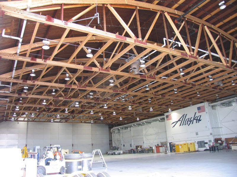 Working Wonders With Wood Alaska Airlines Hangar