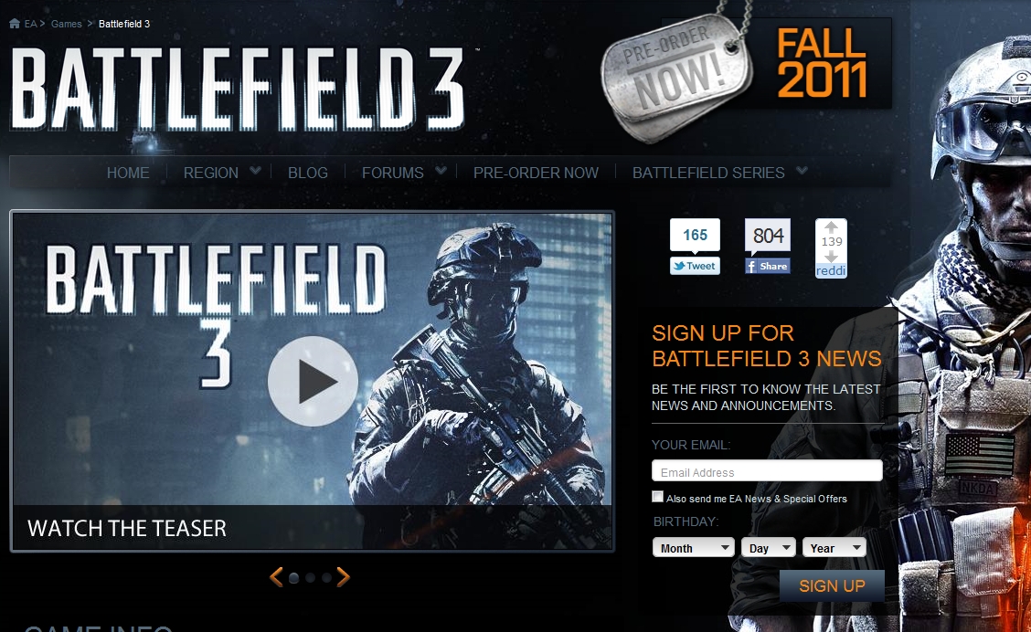 Bf3 Release Date