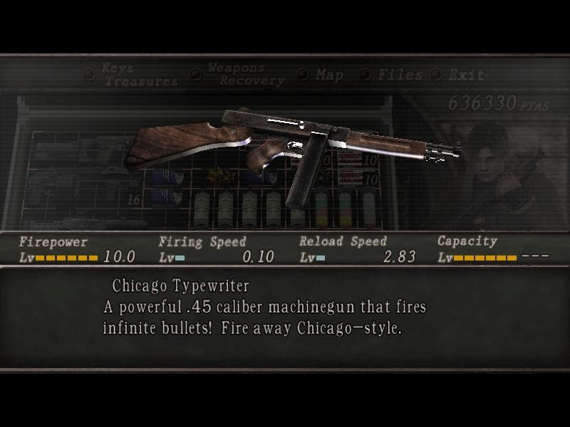 Resident Evil 4 Chicago Typewriter