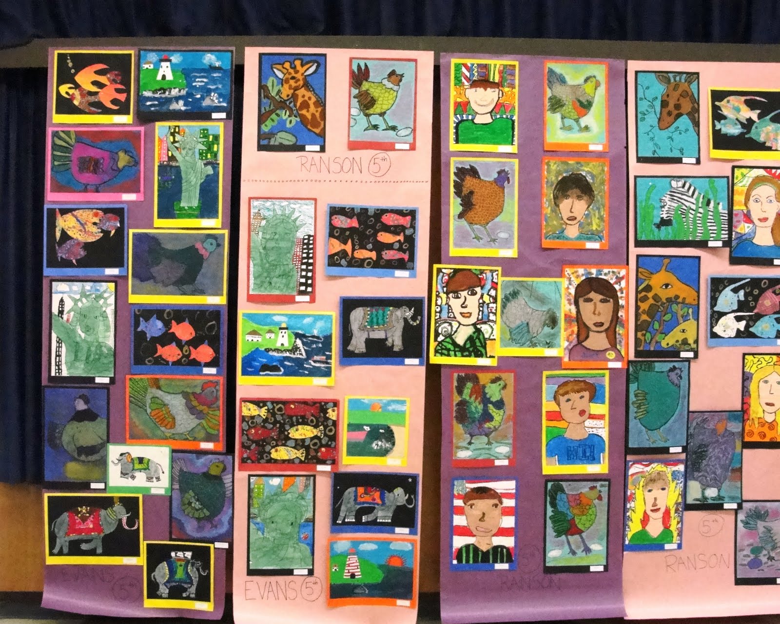 Deep Space Sparkle Art Lessons for Kids Elementary School Art Show