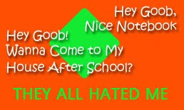 They all hated me, orange/green