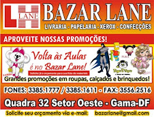Bazar Lane - Livraria, Papelaria, Xerox e Confecções.