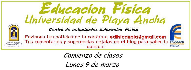 CEE pedadogia en Educación Física >Universidad de Playa Ancha< Upla.  Chile