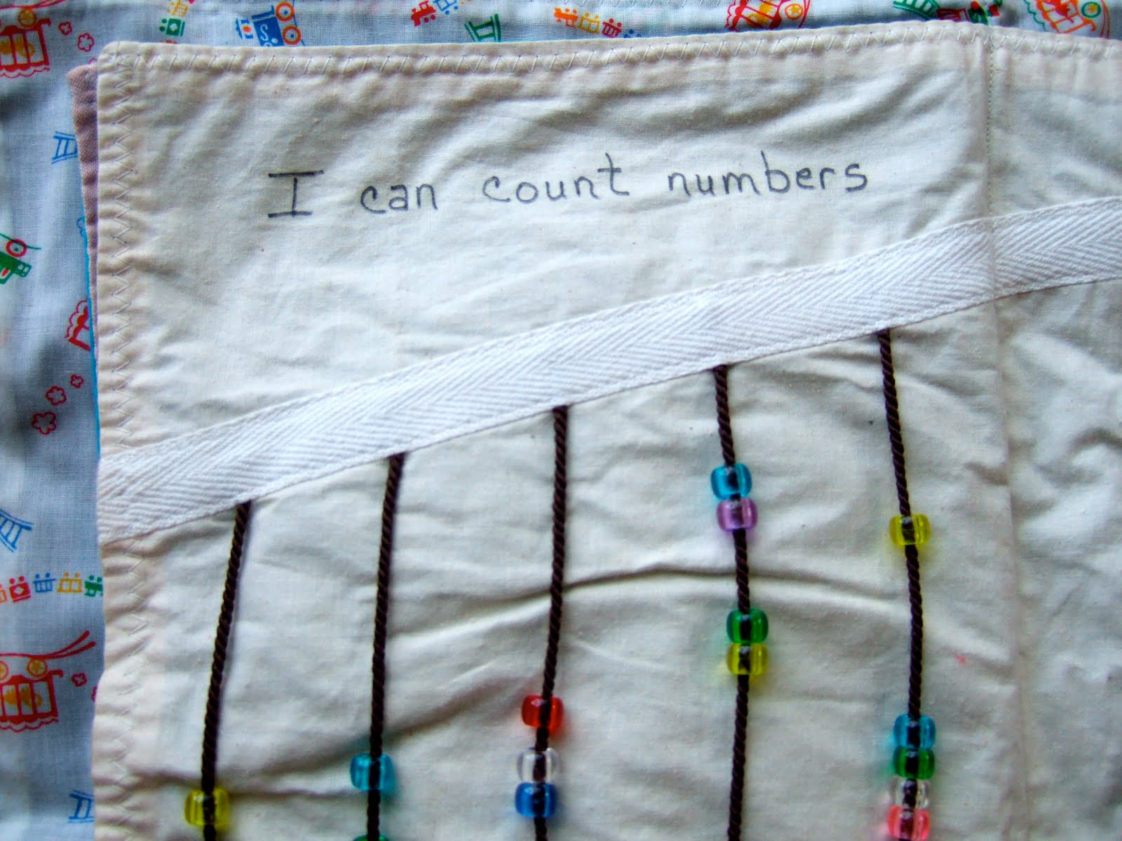 Imaginative Mom Homemade baby toys sewn fabric learning book