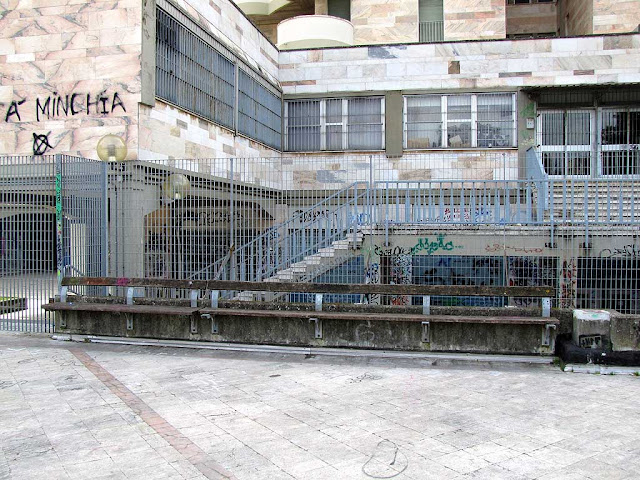 The seedier part of piazza Attias, Livorno