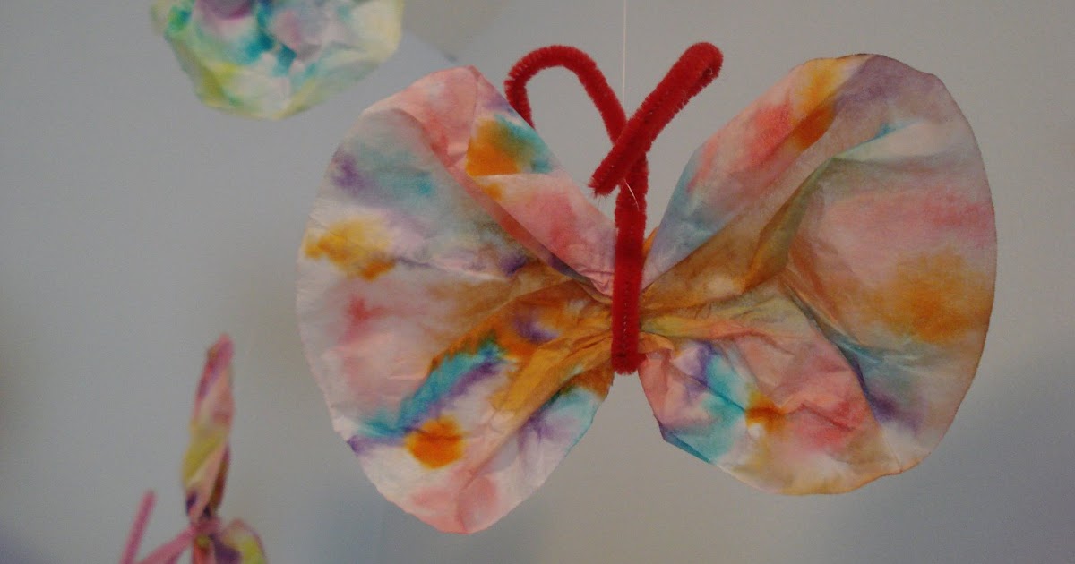 sycamore stirrings Coffee Filter Butterflies Tutorial