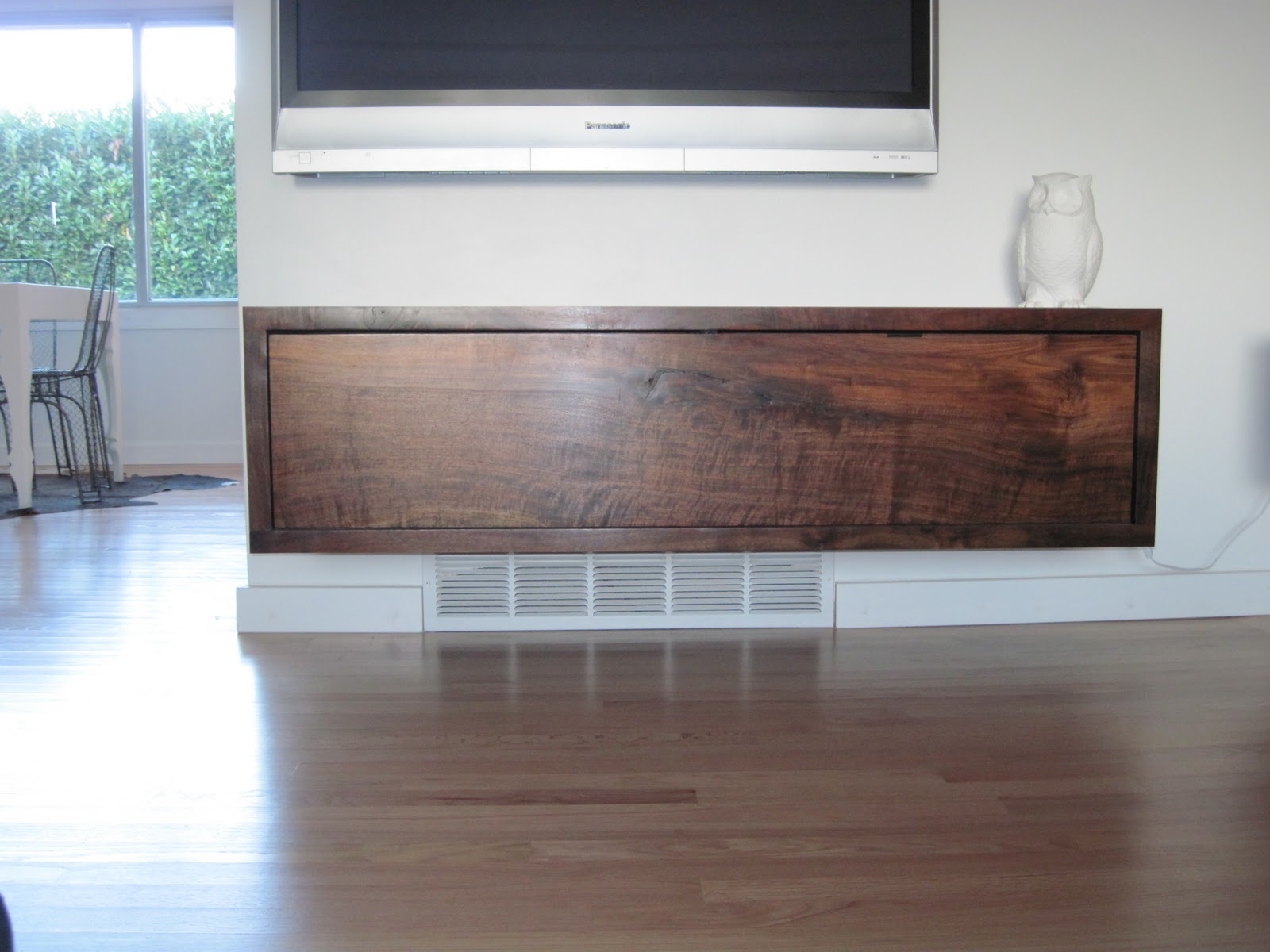 W + L TV console. it's floating