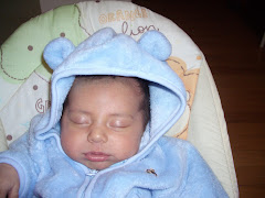 Blue Bear Jacket with floppy ears.