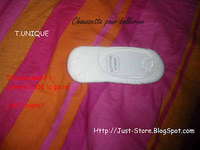 chaussette ballerine