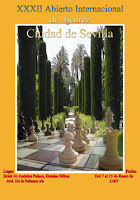 Cartel del Torneo Abierto de Ajedrez Ciudad de Sevilla