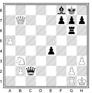 Problema de ajedrez número 467: Kojfman- Kalinichev (Correspondencia, 1984)