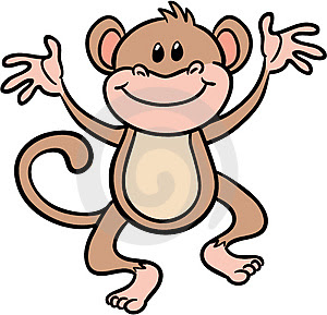 Cute Monkeys Cartoon