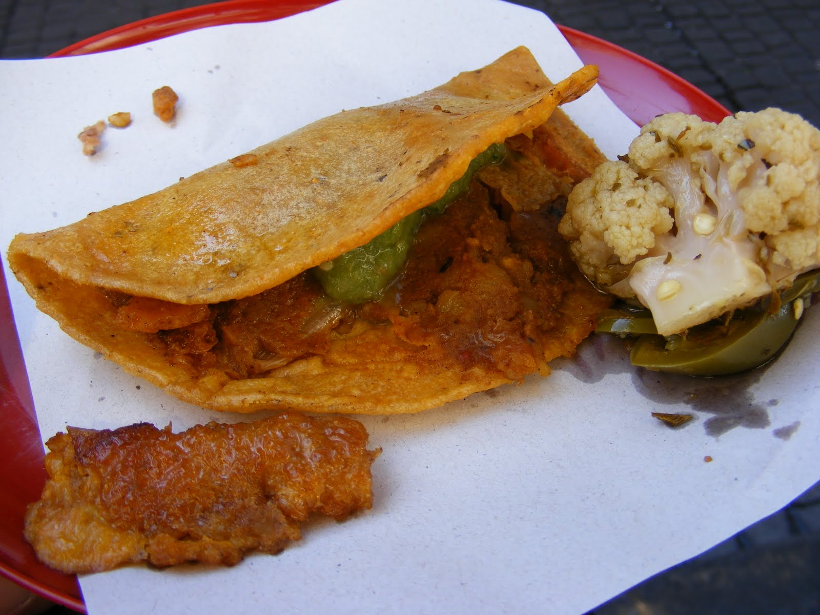 Street Gourmet LA Tacos de Canasta El Flaco,Mexico City A Half
