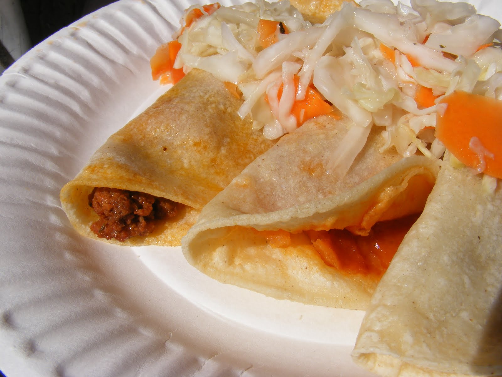 Street Gourmet LA Tacos de Canasta,Watts,CASweaty Tacos with a