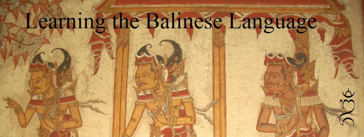 Learning the Balinese Language