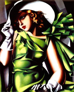 Jeune Fille Vert de Tamara de Lempicka Tamara de Lempicka Jeune Fille Vert painter pintura