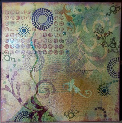stamp collage