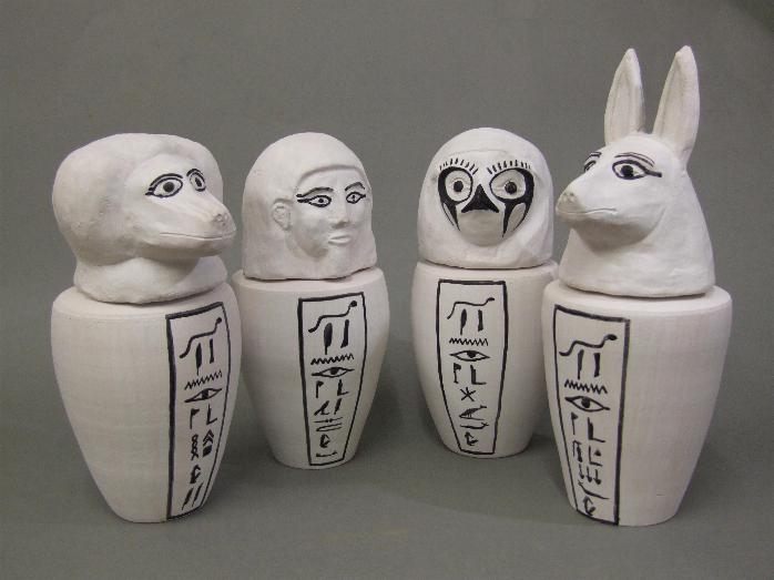 egyptian canopic jars