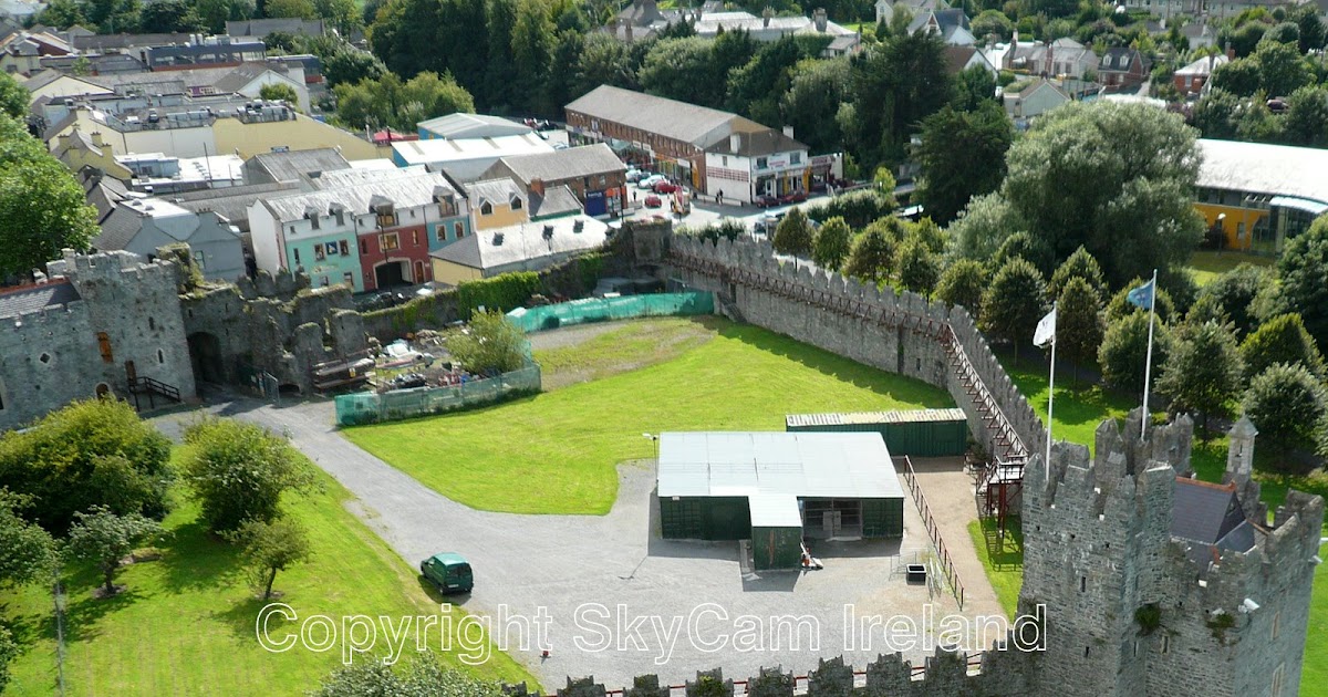 Aerial Images of Ireland Swords Castle, Co. Dublin
