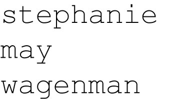 Stephanie May Wagenman