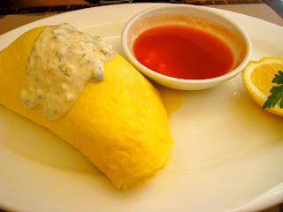 fried oyster omelet at Prune