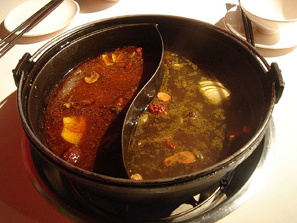 lunch at black cattle spicy hotpot