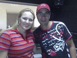 Juliana Lunardelli e DJ Daniel de Oliveira