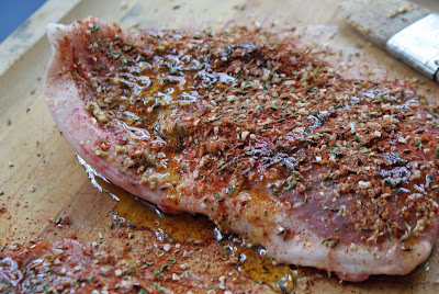 Grilled Pork Shoulder Steaks, Maple Butternut Squash Purée, Ginger Sesame Asparagus and Chunky Guacamole Pork+Shoulder+ +rubbed Grilled Pork Shoulder Steaks, Maple Butternut Squash Purée, Ginger Sesame Asparagus and Chunky Guacamole