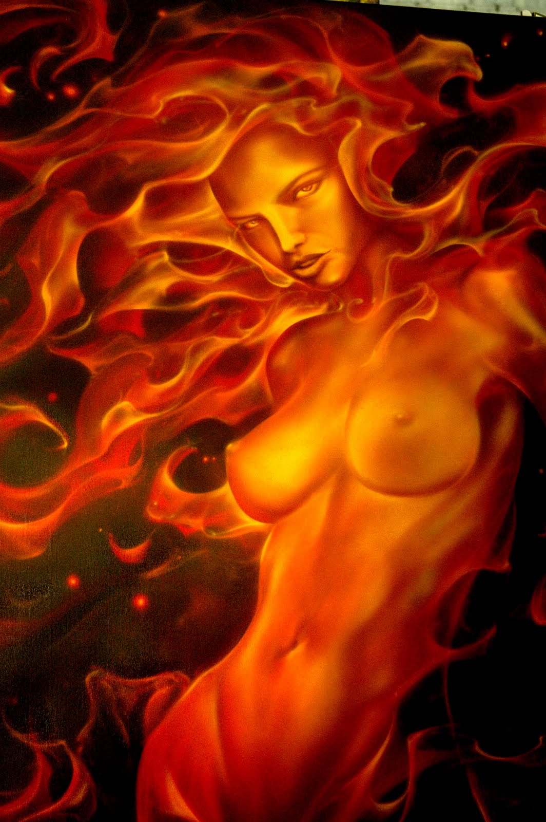 Danse Macabre Fire+lady