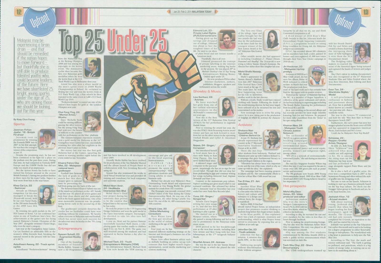 ... тнɛ ғαιтн＊: Malaysias Top 25 Under 25 - Malaysian Today