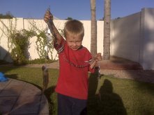 Wyatt's First Fish!