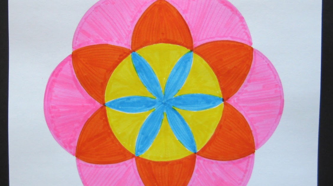 TeachKidsArt: Compass Mandalas