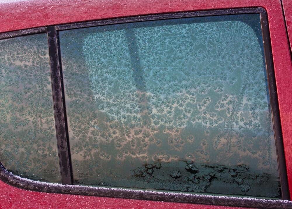 Gavtrain Photography Training Frost patterns on glass.