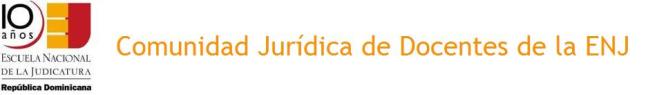 Comunidad Jurídica de Docentes de la ENJ