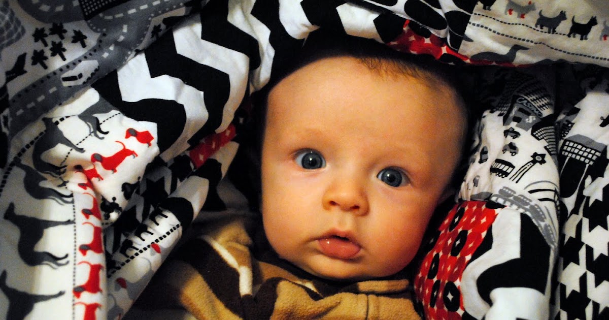 The Stepford Wife Stimulating Black, White, and Red Baby Quilt