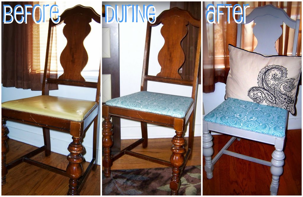 Project 2 Garage Sale Chair... Finally Complete! Mad in Crafts