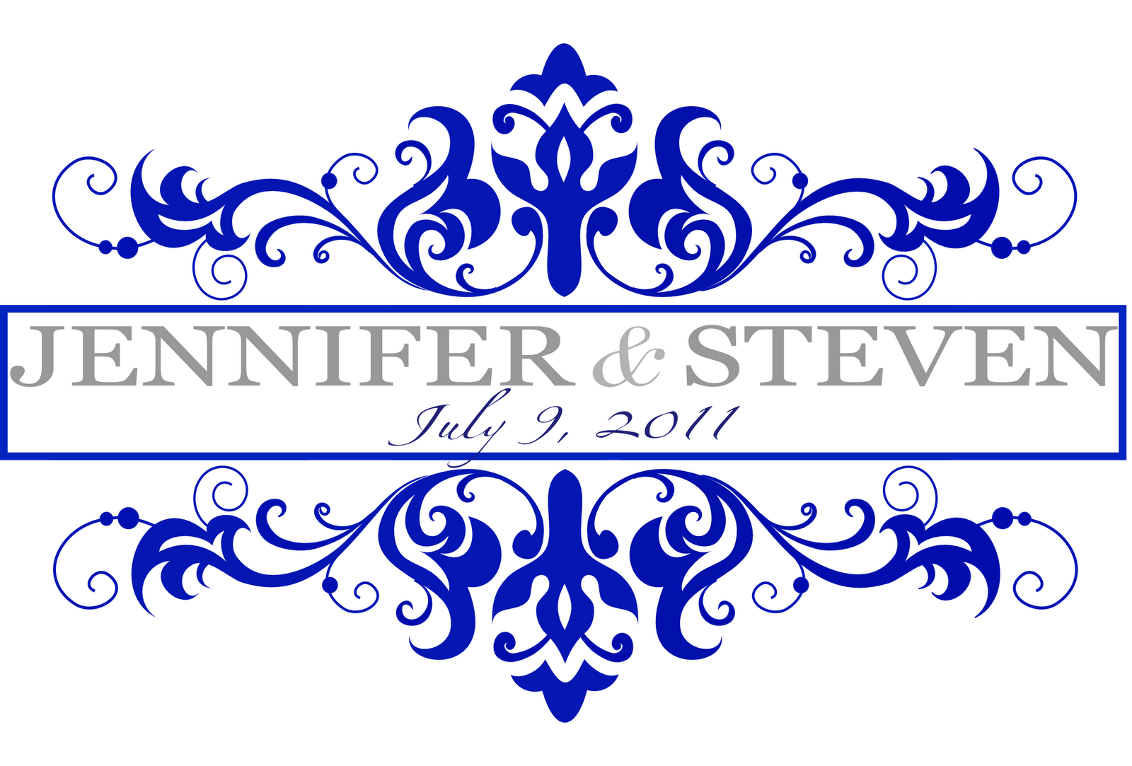 Signatures by Sarah: Wedding Monograms for Jennifer