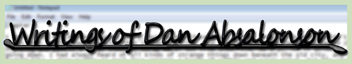 Writings of Dan Absalonson