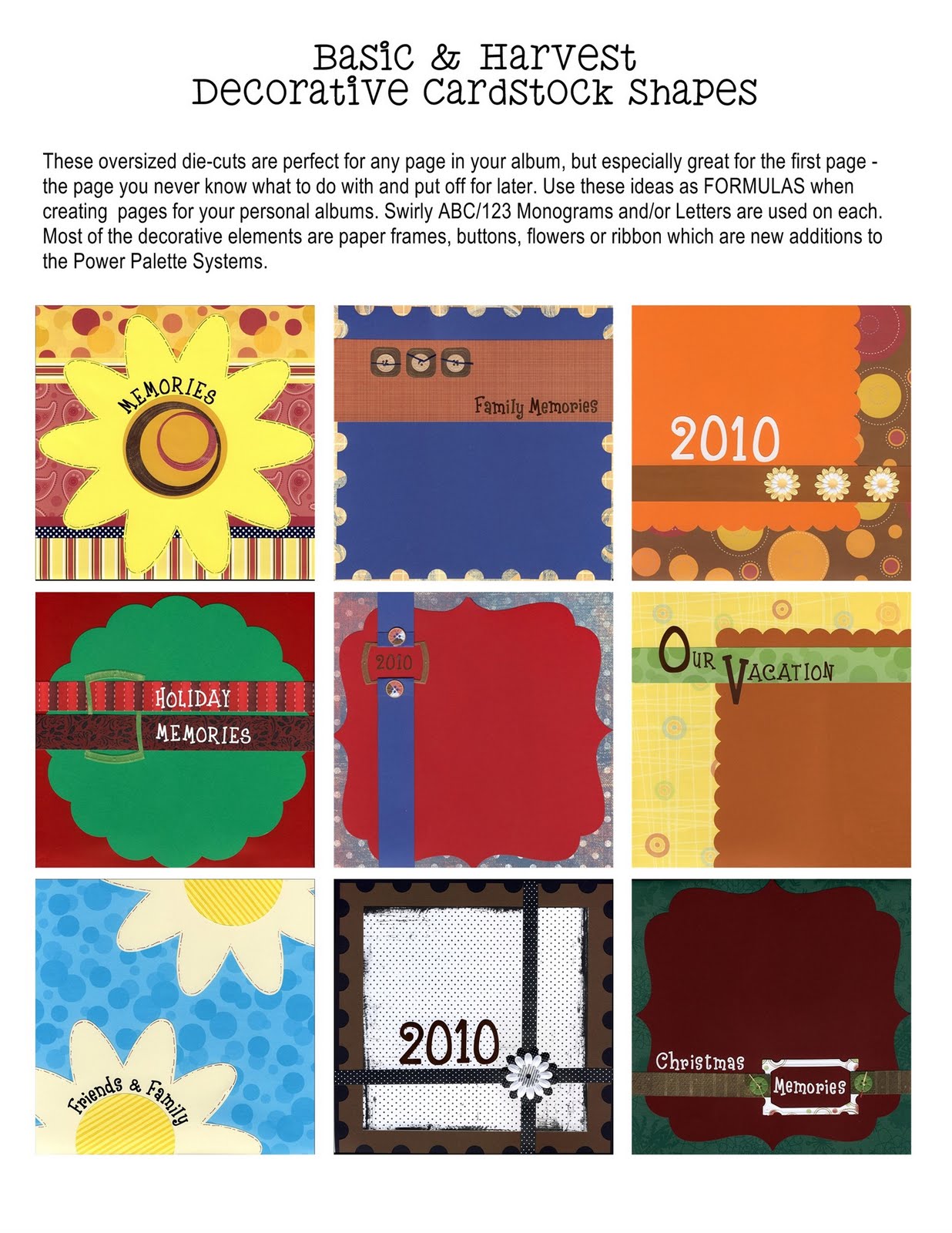 Helen's Creative Corner Decorative Cardstock Shapes