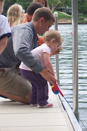 Greta Fishing with Daddy